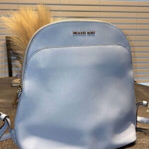Michael Kors Sky Blue Backpack